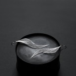 Ripple Earrings M (Silver) - Moorigin