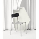 Ruelle Chair (Black / Aluminium) - Infiniti