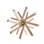Sciangai Foldable Coat Rack (Varnished Oak) - Zanotta