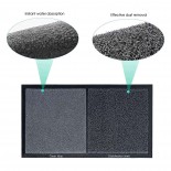 Shoe Sanitizer Door Mat Extra Large (Black / Grey) - Versa