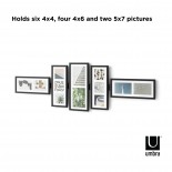 Shuffle Picture Frame Set of 5 (Black) - Umbra