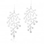 Snow Days Earrings S (Silver) - Moorigin