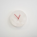 Space & Time Concrete Clock (White) - A Future Perfect