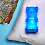 Squeezable Gummy Bear Nightlight (Blue) - Gummygoods