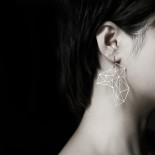Stone Earrings M (Silver) - Moorigin