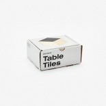 Table Tiles Set of 6 (Black / Beige) - Areaware