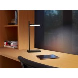 TALIA LED Desk Lamp (Black / Brass) - Pablo Designs