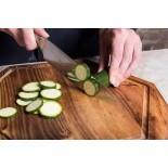 Teak Star Cutting Board with Juice Trench Large 35 cm. - Edge of Belgravia