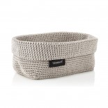 TELA Crochet Storage Basket L (Sand) - Blomus