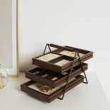 Terrace Jewelry Tray (Black / Walnut) - Umbra