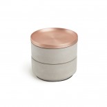 Tesora Jewelry Box (Concrete / Copper) - Umbra