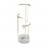 Tesora Jewelry Stand (Glass / Brass) - Umbra