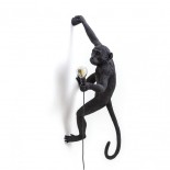 The Monkey Lamp Hanging Right (Black) - Seletti