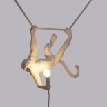 The Monkey Lamp Swing (White) - Seletti