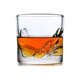 The Peaks Whiskey Set 4 Glasses & Decanter Carafe 1L