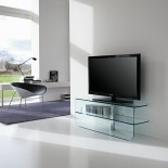 Glass TV Unit Plasmatik by Karim Rashid - Tonelli Design