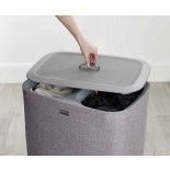 Tota 90L Laundry Separation Basket (Grey) - Joseph Joseph