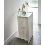 TOWER Toilet Paper Holder With Casters (White) - Yamazaki