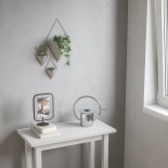 Trigg Small Hanging Wall Planter & Vase Set of 2 (Concrete / Copper) - Umbra