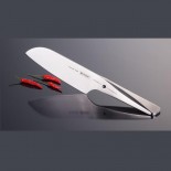 Santoku Knife 17.8 cm Type 301 P02 Design by F.A. Porsche - Chroma  