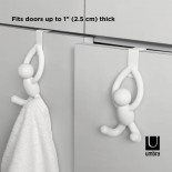 Buddy Over The Cabinet Hook Set Of 2 (White) - Umbra