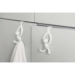 Buddy Over The Cabinet Hook Set Of 2 (White) - Umbra