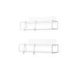 Cubiko Shower Bins Set of 2 (White) - Umbra