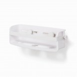 Flex Gel Lock Suction Shower Bin (White) - Umbra