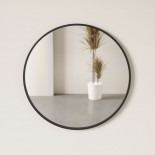 Hub Wall Mirror 94 cm (Black) - Umbra