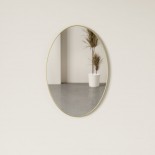 Hubba Oval Wall Mirror 61 x 91 cm (Brass) - Umbra