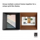 Lookout Photo Display 10 x 15 cm (Black) - Umbra