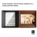 Lookout Photo Display 13 x 18 cm (Black) - Umbra