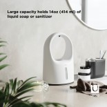 RAIN Automatic Soap & Sanitizer Dispenser 414ml (White) - Umbra