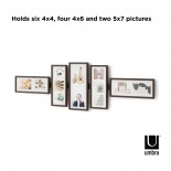 Shuffle Picture Frame Set of 5 (Aged Walnut) - Umbra
