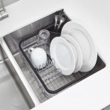 Sinkin Multi-Use Dish Rack (Black / Nickel) - Umbra