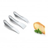 WAVE Cheese Knife Set 3 pcs (Stainless Steel) - Philippi