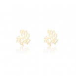 Weathered Rock Earrings XS (Gold) - Moorigin