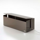 Web Cable Box Organizer (Dark Brown) - Yamazaki