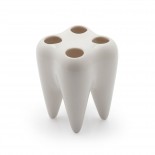 WHITE TOOTH Toothbrush Holder