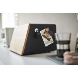 Tower Bread Case With Removable Lid (Black) - Yamazaki