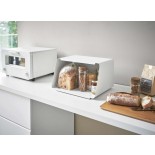 Tower Bread Case With Removable Lid (White) - Yamazaki