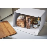 Tower Bread Case With Removable Lid (White) - Yamazaki