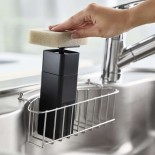 Tower Push One Handed Soap Dispenser (Black) - Yamazaki 