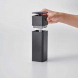 Tower Push One Handed Soap Dispenser (Black) - Yamazaki 