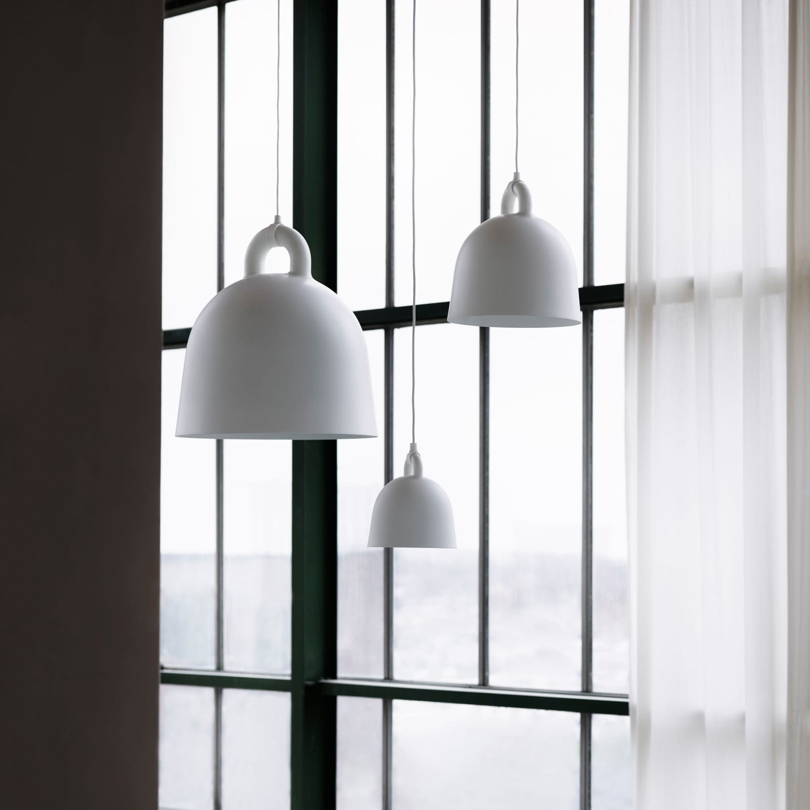 Bell Pendant Lamp Small White Copenhagen | Design Is This