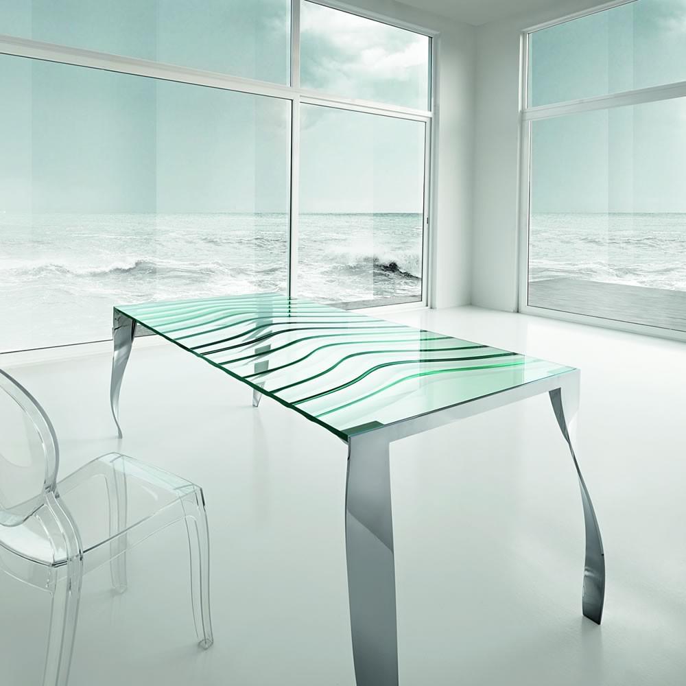 Изгиб стекла. Стеклянный стол. Дизайнерские столы из стекла. Стекло на столешницу. Стол из каленого стекла.